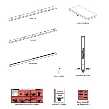 SawStop Premium Fence Assembly