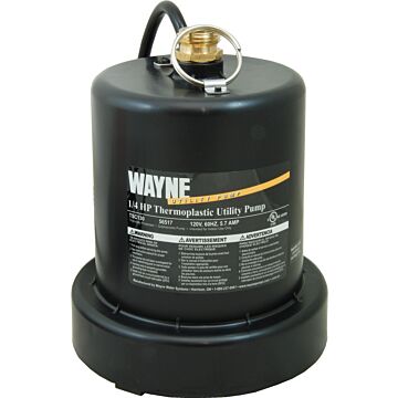 Wayne WAYNE TSC130 1/4 HP Portable Electric Water Removal Pump