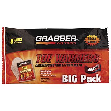 GRABBER One Size Fits All Toe Warmer (8pk)