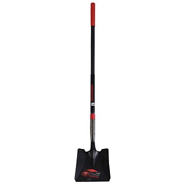 Razor-Back Square Point Shovel with Cushion Grip Fiberglass Handle