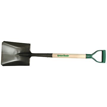 UnionTools 28 In. Square Point Shovel with Wood Handle