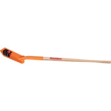 Razor-Back Trenching Shovel with Wood Handle