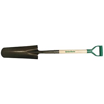 UnionTools 16 In. Drain Spade with Wood Handle
