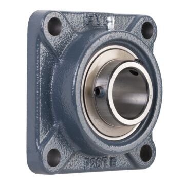 FYH Premium 4 Bolt Flange  Bearing, 1-3/8" Set Screw Lock, Extended Race UCF20722