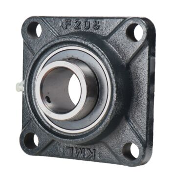 KML Premium 4 Bolt Flange  Bearing, 1-1/2" Set Screw Lock, Extended Race UCF20824