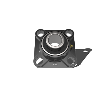 KML Premium 4 Bolt Flange  Bearing, 2" Set Screw Lock, Extended Race UCF21132