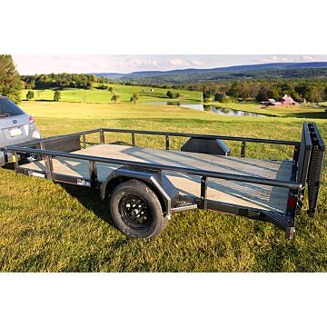 Diamond C 77" Premium Single Axle 12' Utility Trailer