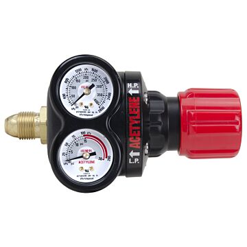 Victor Technology Victor®Model ESS32-15-510 EDGE™ Series 2.0 Heavy Duty/Medium Capacity Acetylene Single Stage Regulator, CGA-510