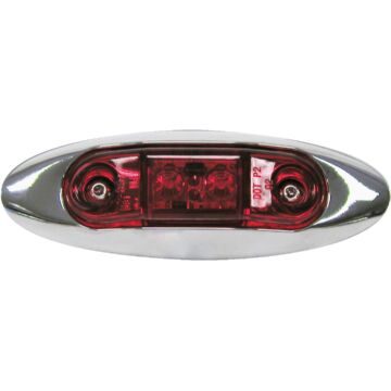 Peterson Mini Surface-Mount 12V Marker Light Kit (Red)