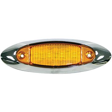 Peterson 16 V LED Amber Oblong Marker/Clearance Light