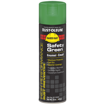 Rust-Oleum High Performance - V2100 System Enamel Spray Paint - Colors - Safety Green