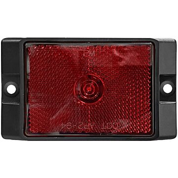 Peterson 16 V LED Red Rectangular Clearance Light