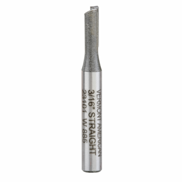Vermont American 3/16 In. x 1/2 In. Straight 1/4 In. Shank