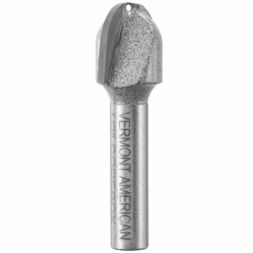 Vermont American 1/4 In. x 1/2 In. Carbide Tipped Core Box Bit