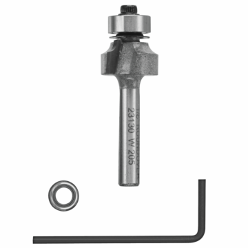 Vermont American 1/8 In. x 13/32 In. Carbide Tipped Roundover / Beading Bit