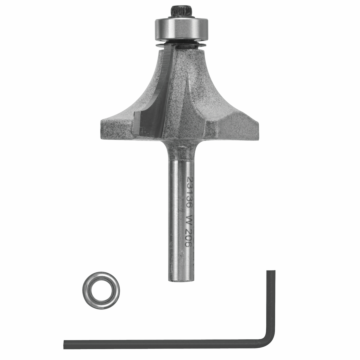Vermont American 5/8 In. x 15/16 In. Carbide Tipped Roundover / Beading Bit