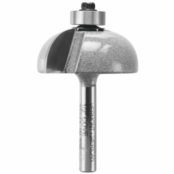 Vermont American 1/2 In. x 5/8 In. Carbide Tipped Cove Bit
