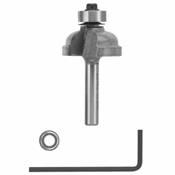 Vermont American 1/4 In. x 17/32 In. Carbide Tipped Cove and Fillet Bit