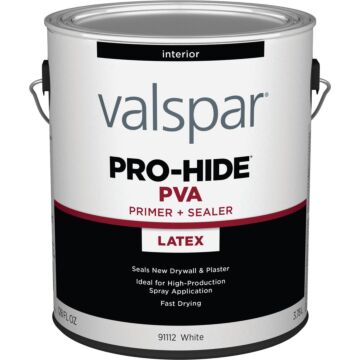 Valspar Pro-Hide PVA Interior Latex Drywall Primer (White) 1 gal