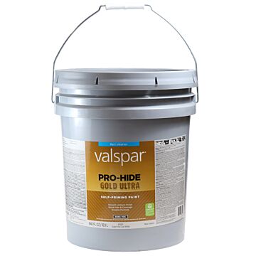 Valspar Pro-Hide Gold Ultra Interior Wall Paint (Flat - Super-One Coat White) 5 gal