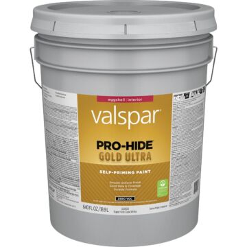 Valspar Pro-Hide Gold Ultra Interior Wall Paint (Eggshell - Super-One Coat White) 5 gal
