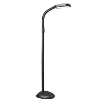 Smartlight™ LED Black LED Floor Lamp