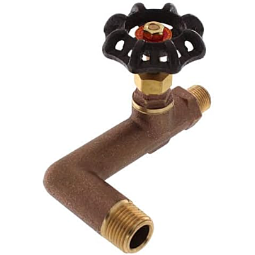 Matco-Norca Brass Oil Tank Valve - 1/2 in. MIP x 3/8 in. MIP