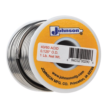 HARRIS® 40/60 Leaded Acid Core Solder - 1 lb Spool