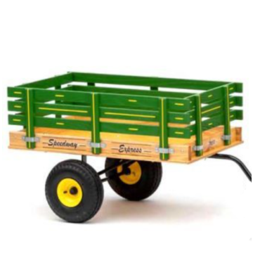 Valley Road Woodworks Trike Trailer (Green)