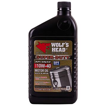 Wolfs Head Wolf's Head 836-91086-56 1 qt Super-Duty Motor Oil
