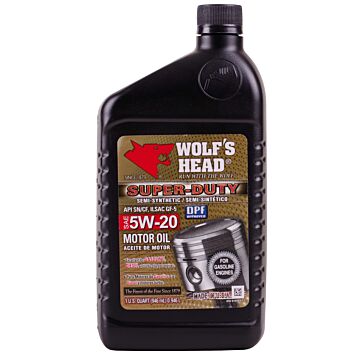 Wolfs Head Wolf's Head 836-91046-56 1 qt Super-Duty Motor Oil