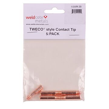 Weldcote Tweco Contact Tip 5 Pack 11-35