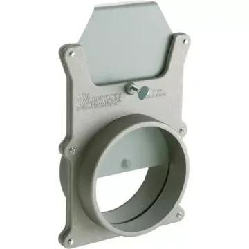SHOP FOX Cast Aluminum 4 in OD Blast Gate