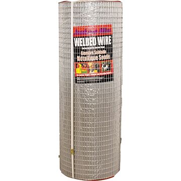 Jackson Wire Welded Wire Fence, 36 in H, 1/2 x 1 in Mesh, 16 Gauge, Galvanized