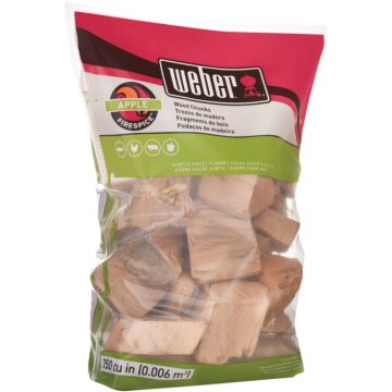 Weber Apple Wood Chunks - 350 cu. in.