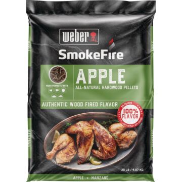Weber SmokeFire Apple Wood Grilling Pellets - 20 lb
