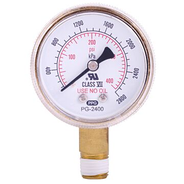 Best Welds® 2 in 400 psi 1/4 in NPT Replacement Pressure Gauge