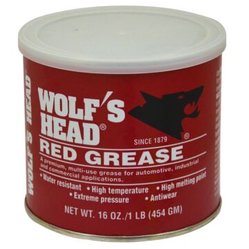 Wolfs Head Wolf's Head 836-88306-93 1 lb Red Grease