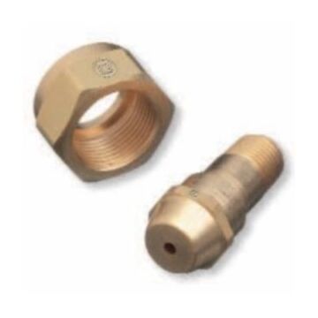 Western Enterprises® 1/4 in NPT 1-3/4 in L Brass Regulator Inlet Nipple
