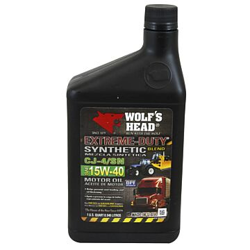 Wolfs Head Wolf fts Head 836-99106-56 1 qt Extreme Duty Motor Oil