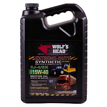 Wolfs Head Wolf fts Head 836-99107-36 1 gal Extreme Duty Motor Oil