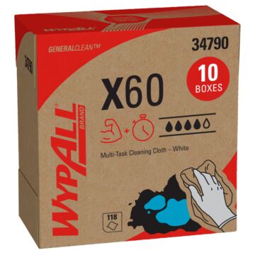 Wypall Cleaning Cloth X60 - 118 ct