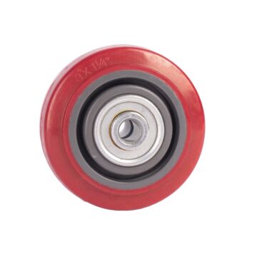 World Casters & Equipment Manufacturing 3 in 1-1/4 in 250 lb Wheel