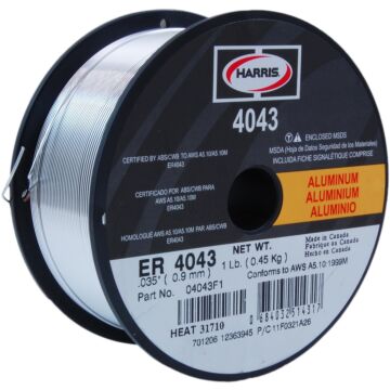 Weldcote 4043 .035 X 1# Spool