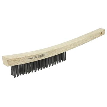 Weiler Hand Wire Scratch Brush w/ Curved Handle