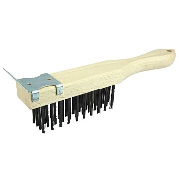Weiler Hand Wire Scratch Brush w/ Scraper