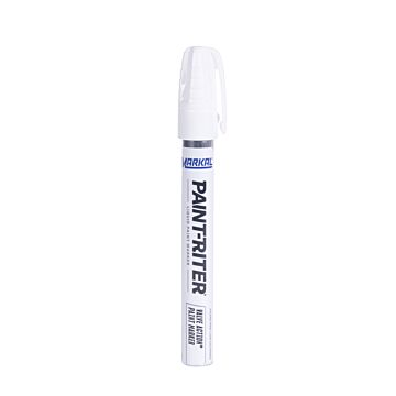Markal 1/8 in White Liquid Fast-Drying Paint Marker