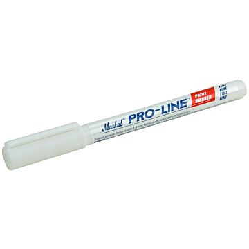 Markal 1/16 in White Liquid High Visibility Paint Marker
