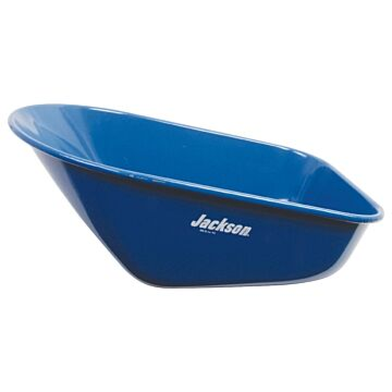Jackson 5 Cu. Ft. Blue Steel Wheelbarrow Tray