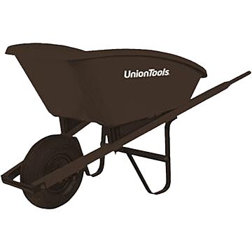 UnionTools 5 Cu. Ft. Poly Wheelbarrow